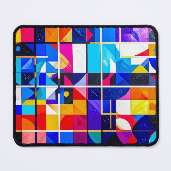 Item preview, Structured Color Grid – Modern Geometric Abstract designed and sold by NizuCaCi.