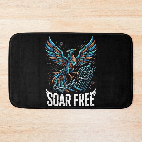 Item preview, Soar Free Inspirational T-Shirt with Flying Bird Graphic, Motivational Quote Tee designed and sold by MoodFit2026.