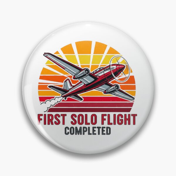 Item preview, Vintage First Solo Flight Pilot Design designed and sold by Pollock.