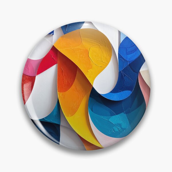 Item preview, Layered Paper Waves – Modern Abstract Geometry designed and sold by NizuCaCi.