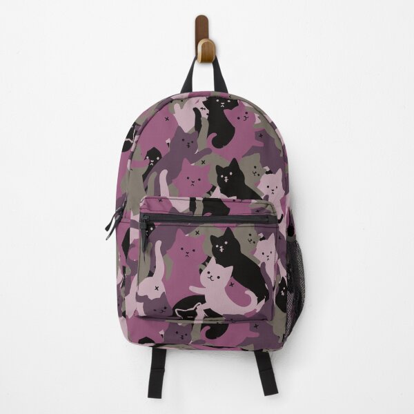 Item preview, Army Cat Camouflage Purple by Tobe Fonseca designed and sold by Tobe Fonseca®.