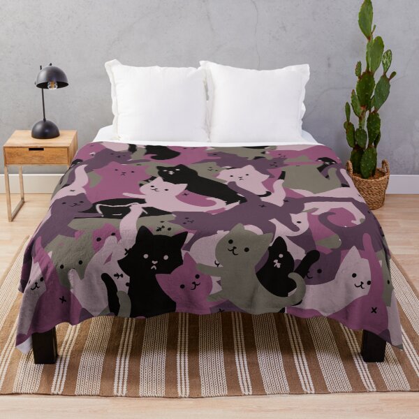 Item preview, Army Cat Camouflage Purple by Tobe Fonseca designed and sold by Tobe Fonseca®.