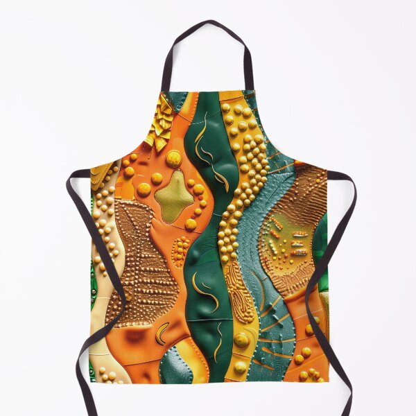 Item preview, Exotic Orange, Yellow And Green Abstract Flowing Designs designed and sold by DEC02.