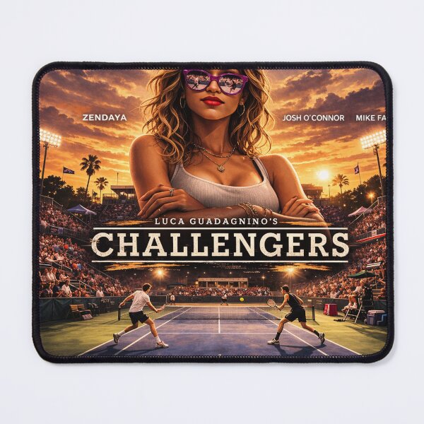 Item preview, Challengers Inspired Tennis Graphic Sunset Court + Sunglasses Reflection Aesthetic Art designed and sold by ryanss.