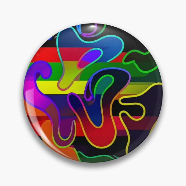 Item preview, Neon Flow Shapes – Bold Abstract Color Art designed and sold by NizuCaCi.