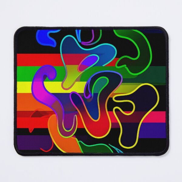 Item preview, Neon Flow Shapes – Bold Abstract Color Art designed and sold by NizuCaCi.