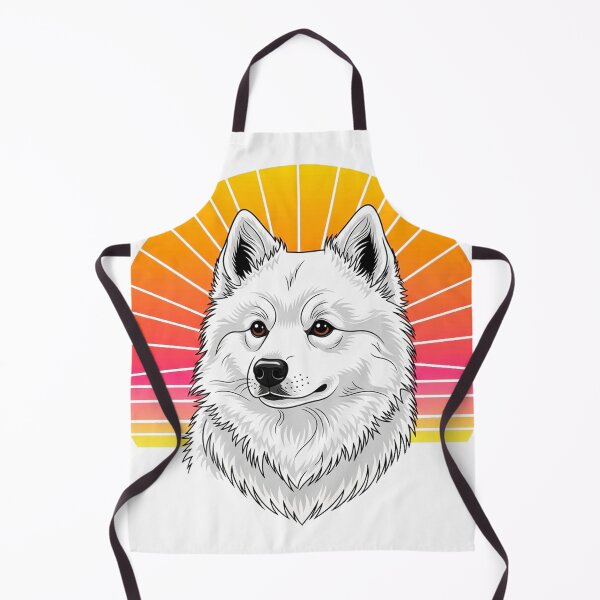 Item preview, Retro Sunset Eskie Dog designed and sold by Pollock.