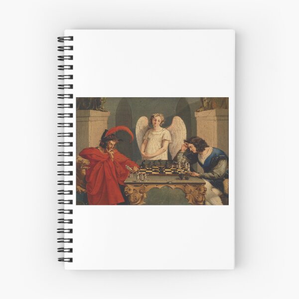 Item preview, The Devil's Checkmate (1831) by Friedrich Moritz August Retzsch designed and sold by EDDANI.