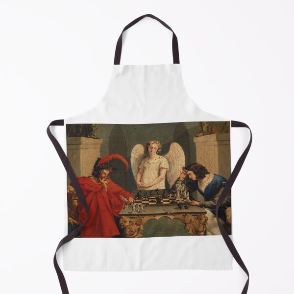 Item preview, The Devil's Checkmate (1831) by Friedrich Moritz August Retzsch designed and sold by EDDANI.
