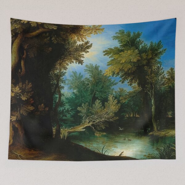 Item preview, Paul Bril Landscape with a Marsh Art Print designed and sold by TheSoulOfArt.