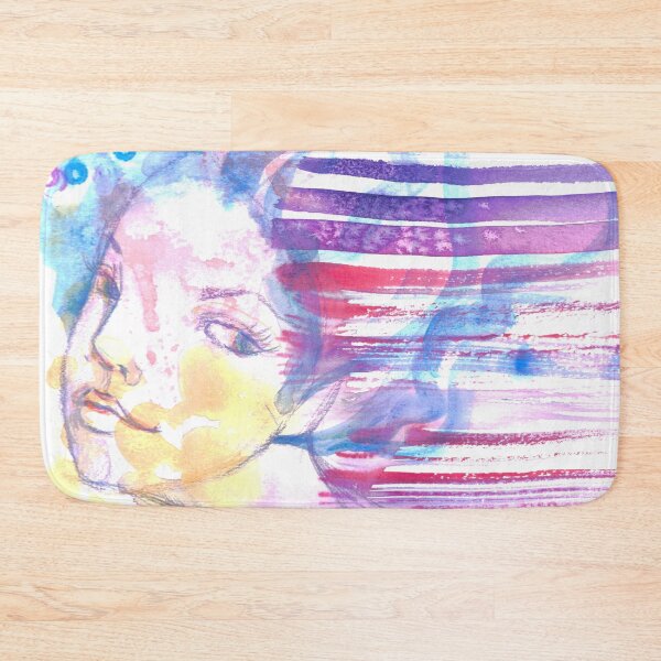 Item preview, On the Move - Abstract Watercolor Portrait designed and sold by Kerravan.