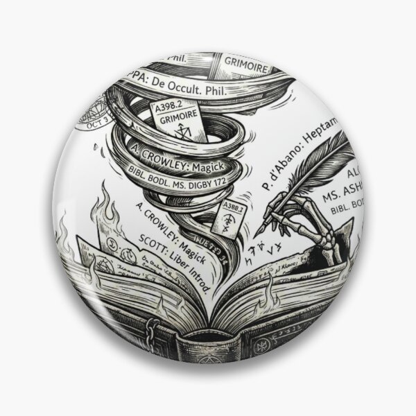 Item preview, The Reference Witch's Grimoire - Magical Library Spellbook Art designed and sold by The Arcane Archives.