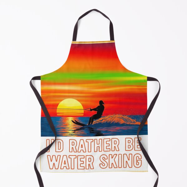 Item preview, Water Skiing Sunset Vintage Design designed and sold by Pollock.