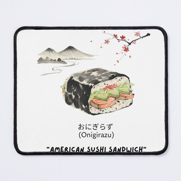 Item preview, Onigirazu Japanese Sushi Sandwich - Aesthetic Food Art designed and sold by ThreeFreestones.