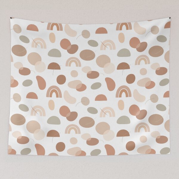 Item preview, Abstract Organic Shapes and Rainbow designed and sold by BetweenForms.