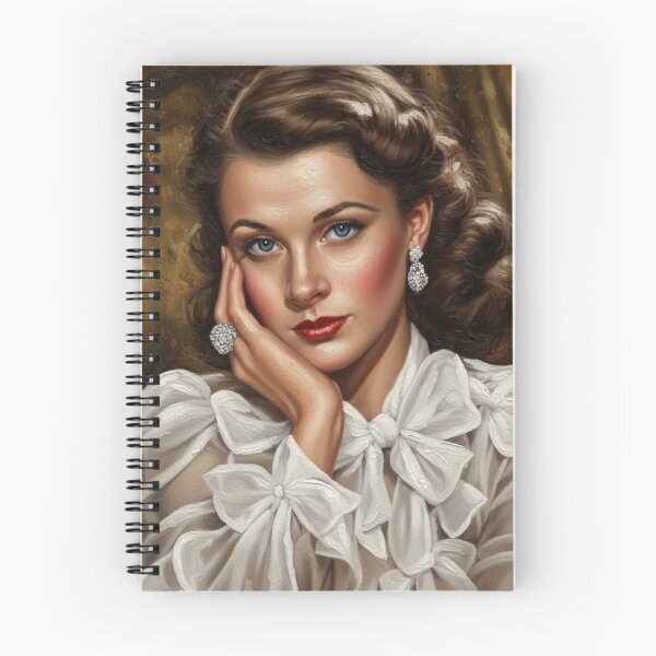 Item preview, The Scarlett Muse: Vivien Leigh Classic Glamour Impasto Portrait designed and sold by Art's Diner.