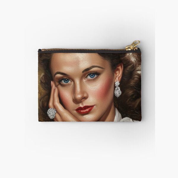 Item preview, The Scarlett Muse: Vivien Leigh Classic Glamour Impasto Portrait designed and sold by Art's Diner.