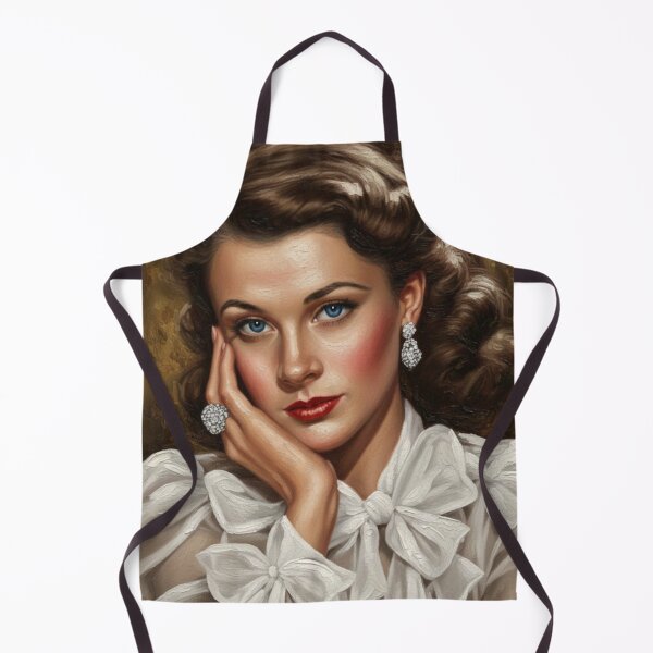 Item preview, The Scarlett Muse: Vivien Leigh Classic Glamour Impasto Portrait designed and sold by Art's Diner.