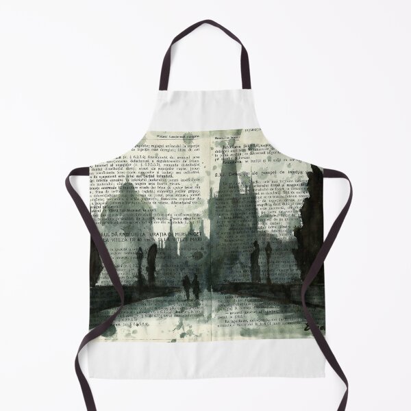 Item preview, Prague Charles Bridge Gothic Art, Vintage Book Page Illustration, Dark Academia Prague Skyline, Czech Republic Travel Artwork designed and sold by art2print.