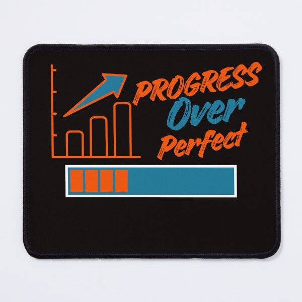 Item preview, Progress Over Perfect Motivational T-Shirt, Inspirational Quote Graphic Tee designed and sold by MoodFit2026.