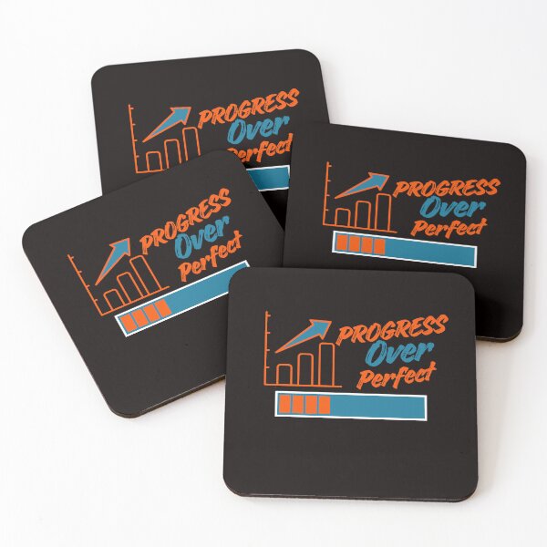 Item preview, Progress Over Perfect Motivational T-Shirt, Inspirational Quote Graphic Tee designed and sold by MoodFit2026.
