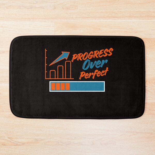 Item preview, Progress Over Perfect Motivational T-Shirt, Inspirational Quote Graphic Tee designed and sold by MoodFit2026.
