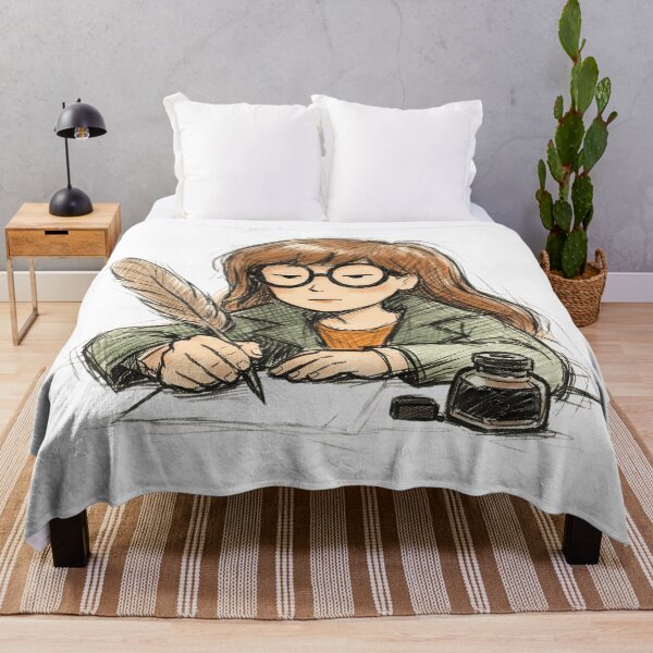 Item preview, DARIA MORGENDORFFER WITH INK PEN designed and sold by LIS AND MELIVERSO.