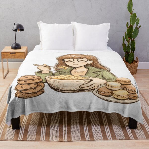 Item preview, DARIA MORGENDORFFER WITH COOKIES AND MACARONS designed and sold by LIS AND MELIVERSO.