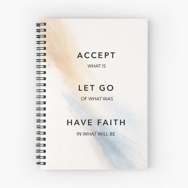 Item preview, Accept Let Go Have Faith Inspirational  designed and sold by Haleema Rauf.