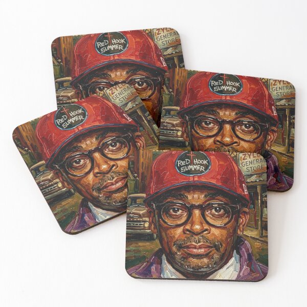Item preview, The Visionary Auteur: Spike Lee Red Hook Summer Impasto Portrait designed and sold by Art's Diner.