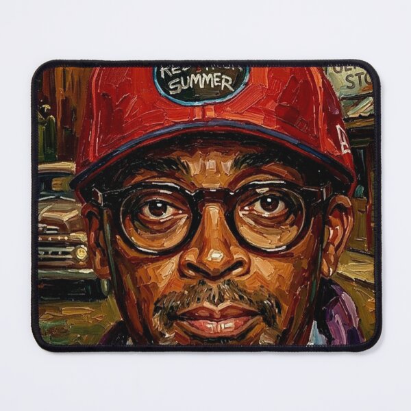 Item preview, The Visionary Auteur: Spike Lee Red Hook Summer Impasto Portrait designed and sold by Art's Diner.