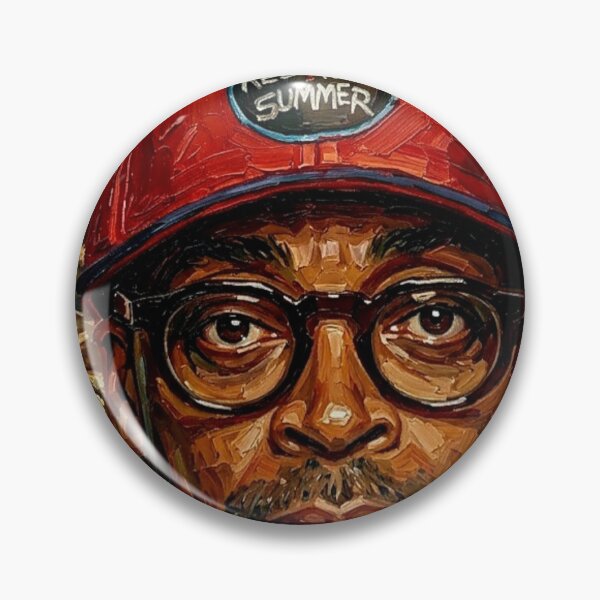 Item preview, The Visionary Auteur: Spike Lee Red Hook Summer Impasto Portrait designed and sold by Art's Diner.