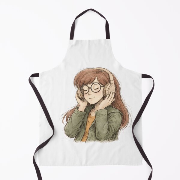 Item preview, DARIA MORGENDORFFER WITH WIRELESS HEADPHONES designed and sold by LIS AND MELIVERSO.