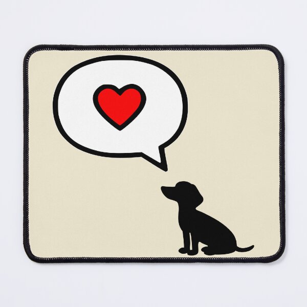 Item preview, Declaration of love for a dog designed and sold by minimalartstory.