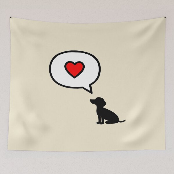 Item preview, Declaration of love for a dog designed and sold by minimalartstory.
