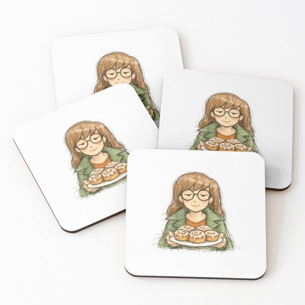Item preview, DARIA MORGENDORFFER WITH CINNAMON ROLLS designed and sold by LIS AND MELIVERSO.
