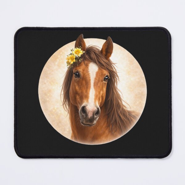 Item preview, Horse Personality Portrait – Soft Cream Circle Farm Animal Art designed and sold by TheJoyfulPen.