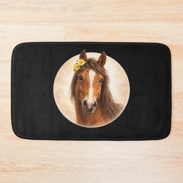 Item preview, Horse Personality Portrait – Soft Cream Circle Farm Animal Art designed and sold by TheJoyfulPen.
