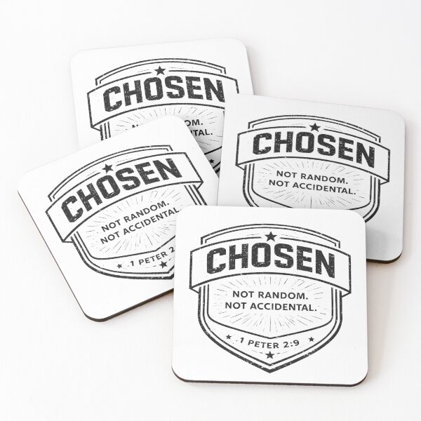Item preview, Chosen 1 Peter 2:9 Not Random Not Accidental – Christian Identity Declaration designed and sold by astersgraphics.