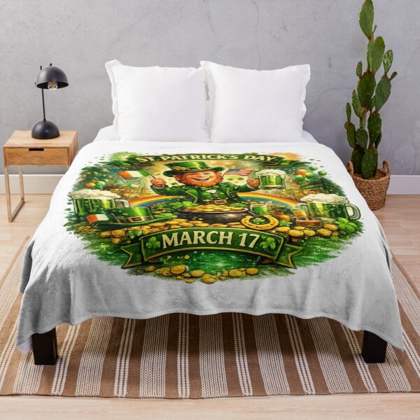 Item preview, Golden Shamrock Celebration – St. Patrick’s Day Edition designed and sold by Andrei Cazan.