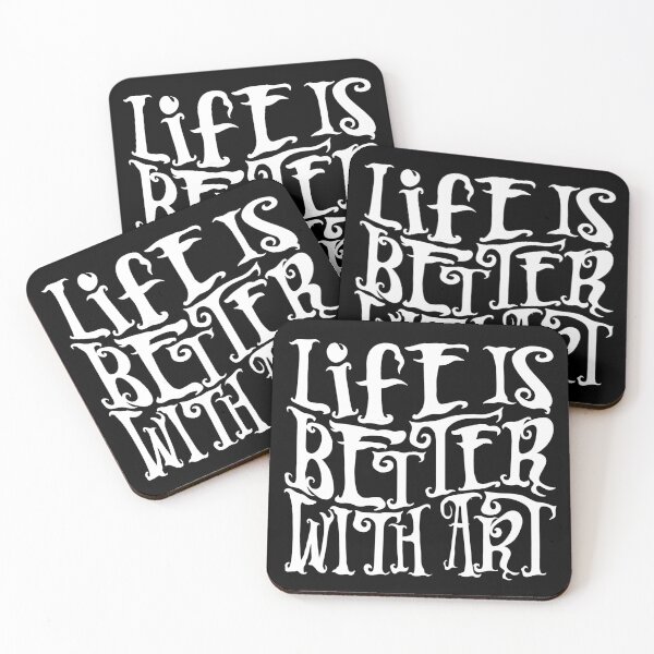 Item preview, Life is Better with Art designed and sold by Unhinged Heather.
