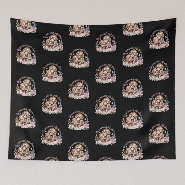 Item preview, Punch Baby Monkey Be Someone's Safe Place | Viral Japanese Macaque Kindness Gift designed and sold by tamdevo1.