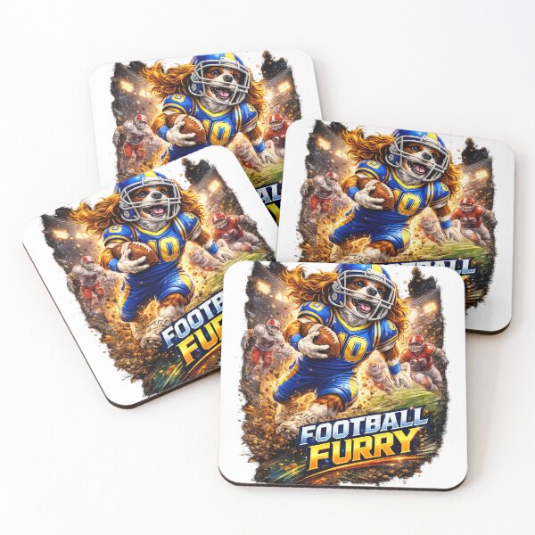 Item preview, Football Furry – Action Sports Illustration designed and sold by PavelskiArt.