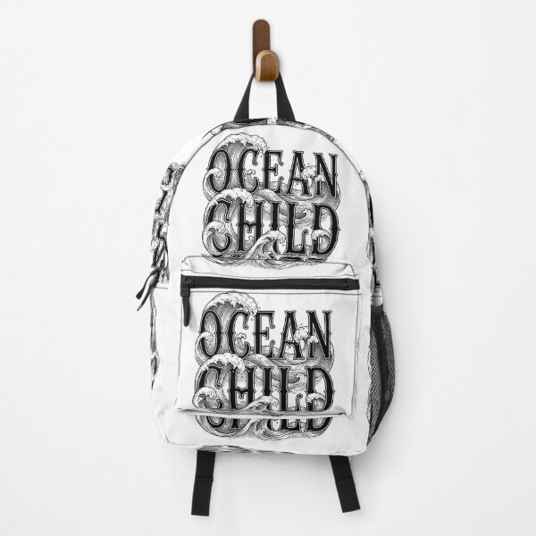 Item preview, Ocean Child T-Shirt with Ocean Waves Graphic, Inspirational Beach Quote Tee designed and sold by MoodFit2026.