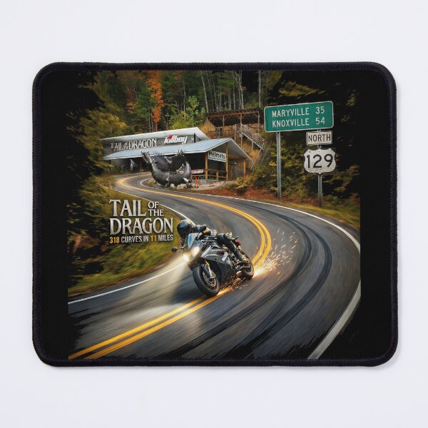 Item preview, Tail of the Dragon Legendary Driving Road Illustration designed and sold by enzoade.