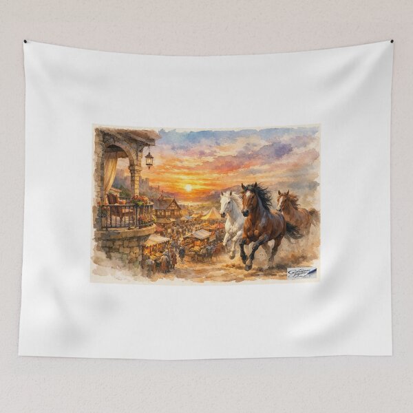 Item preview, Sunset of Voices and Horses designed and sold by JJESTOICO.