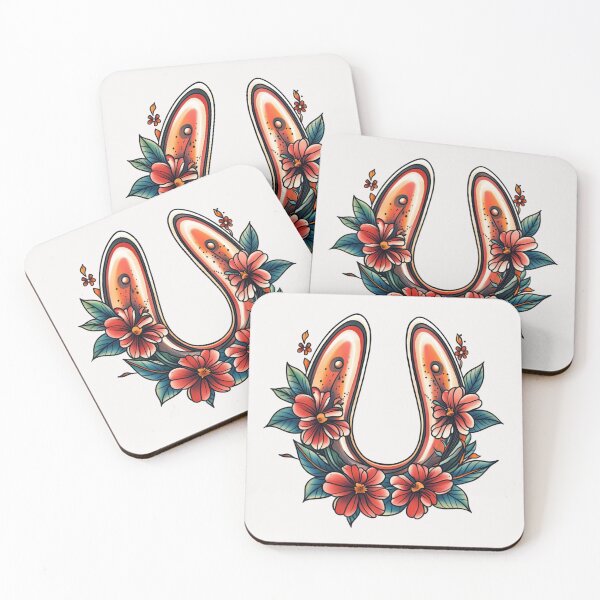 Item preview, Horse shoe with flowers luck charm designed and sold by MendaciousMina.