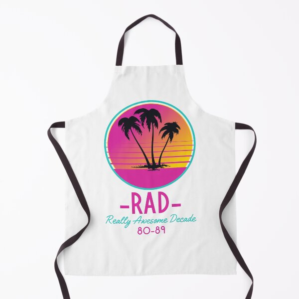 Item preview, RAD Really Awesome Decade 1980s Vintage Retro 80s Nostalgic Generation X designed and sold by BriAngelaBubbleDesigns.
