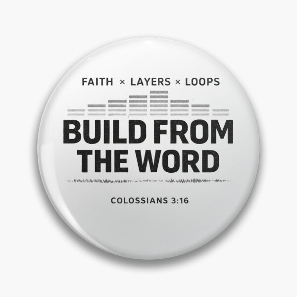 Item preview, Build From The Word – Colossians 3:16 Christian Creative Statement designed and sold by astersgraphics.