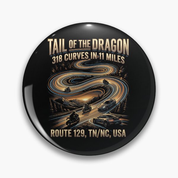 Item preview, Tail of the Dragon Road Racing Culture Illustration designed and sold by enzoade.